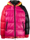 Dsquared2 Kaban Logo-print Padded Jacket In Red