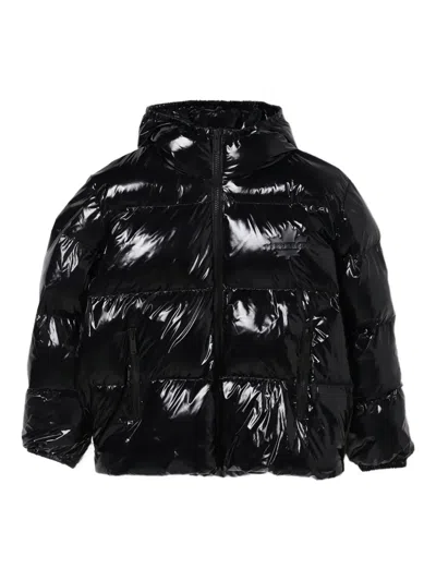 Dsquared2 Hooded Puffer Jacket In Black