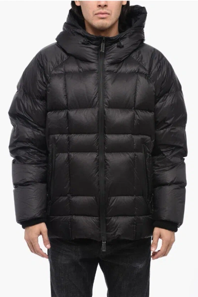 DSQUARED2 HOODED QUILTED DOWN JACKET