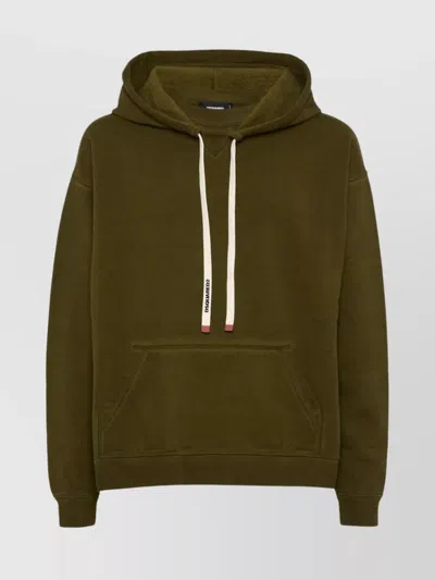 DSQUARED2 HOODED SWEATER KANGAROO POCKET