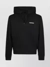 Dsquared2 Black Sweatshirt With Classic Hood And Bold Graphic Print