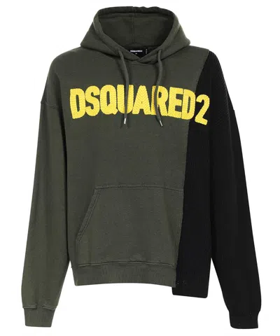 Dsquared2 Hooded Sweatshirt In Green