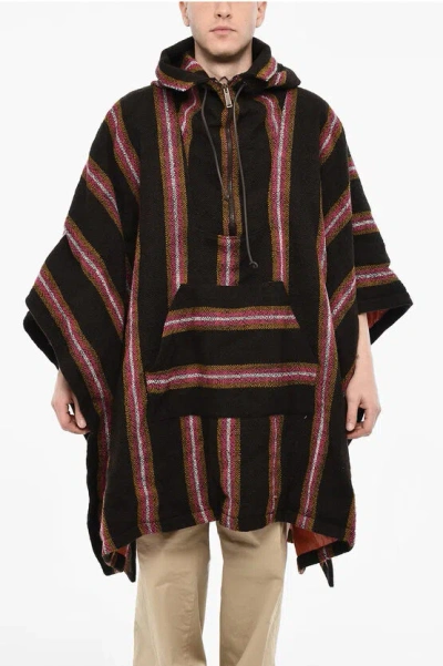 Dsquared2 Hooded Wool Poncho