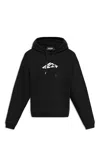 Dsquared2 Relax Fit Hoodie In Black