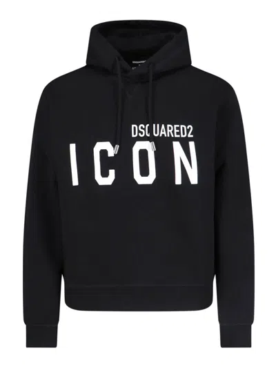 Dsquared2 Hoodie In Black