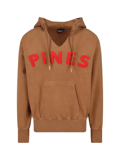 Dsquared2 Hoodie In Brown