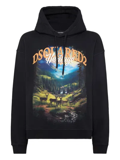 DSQUARED2 DSQUARED2 HOODIE COTTON