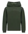 Dsquared2 Cotton Hoodie Adjustable Drawstring In Green