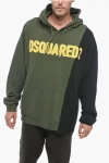 Dsquared2 Logo-patched Patchwork Drawstring Hoodie