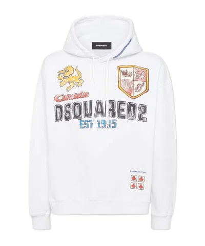 Dsquared2 Hoodies In Gray