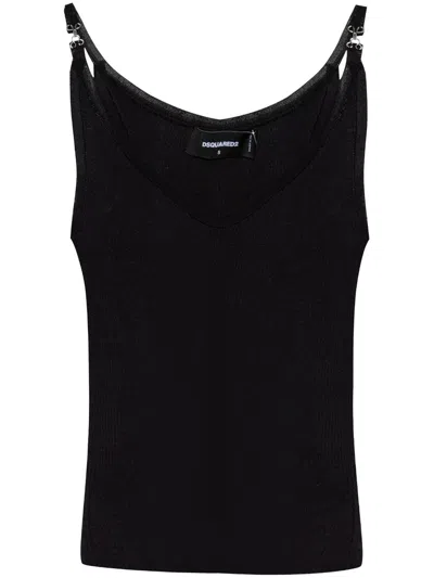 DSQUARED2 HOOK-AND-EYE TANK TOP
