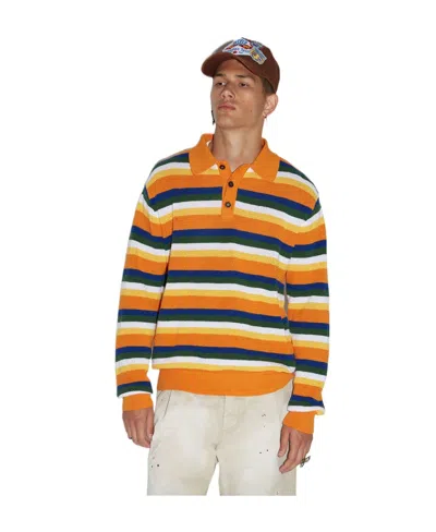 Dsquared2 Horizontal-stripe Polo Shirt In Multicolor