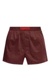 Dsquared2 Horror Logo-embroidered Cotton Boxers In Red