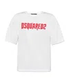 Dsquared2 Horror Logo-print Cotton T-shirt In White