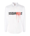 Dsquared2 Logo-print Shirt In White