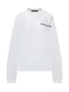 Dsquared2 Horror Scratch Sweatshirt In White