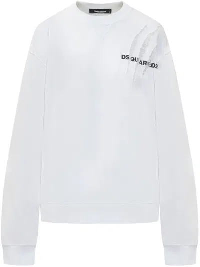 DSQUARED2 HORROR SCRATCH SWEATSHIRT