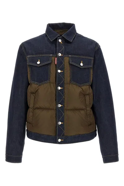 DSQUARED2 'HYBRID PUFFER-JEANS' JACKET