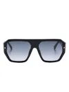 Dsquared2 Hype Square-frame Sunglasses In 黑色