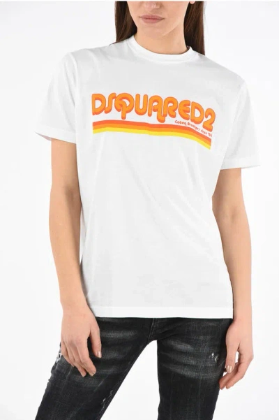 Dsquared2 I Smoke Fit T-shirt In White