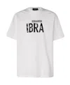 Dsquared2 Ibra Over Cotton Jersey T-shirt In White