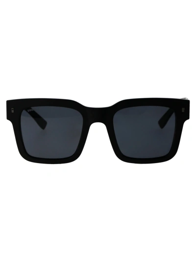 Dsquared2 Icon 0010/s Sunglasses In 003ir Matte Black