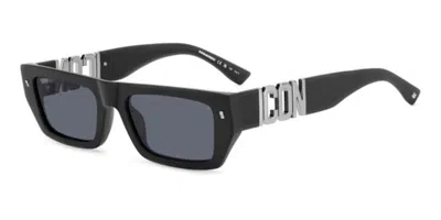 Dsquared2 Matte Black Acetate Sunglasses