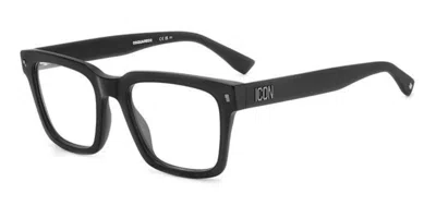 Dsquared2 Icon 0013 Men's Glasses, Black, Size 52