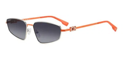 Dsquared2 Icon 0015/s G2i/9o Men's Sunglasses Silver Size 60