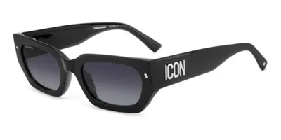 Dsquared2 Icon 0017/s 807/9o Women's Sunglasses Black Size 53