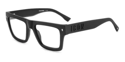 Dsquared2 Icon 0023 Men's Glasses, Black, Size 53