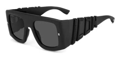 Dsquared2 Icon 0024/s 003/ir Men's Sunglasses Black Size 54