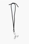 Dsquared2 Icon Adjustable Strap With Lighter Case Pendant In Black