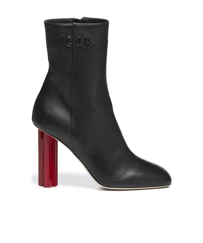 Dsquared2 Icon Ankle Boots In Black