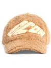 Dsquared2 Icon-appliqué Faux-shearling Cap In 中性色
