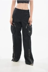 Dsquared2 Icon Baggy Fit Cargo Pants With Ankle Zip Grösse 38 In Black