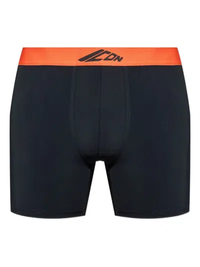 Dsquared2 Icon-band Boxer Shorts In Black