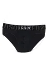 Dsquared2 Icon-band Briefs In Black