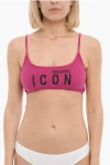 Dsquared2 Icon Bandeau Bra With Glitter Logo
