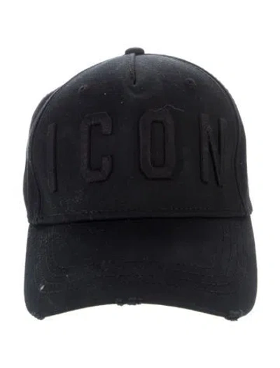 Pre-owned Dsquared2 Icon Baseball Cap In Black