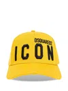 Dsquared2 Icon Baseball Cap In Gelb