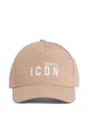 Dsquared2 Mini Icon Cotton Baseball Cap In Rosa