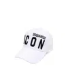 Dsquared2 Be Icon Baseball Cap In White