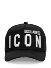 Dsquared2 Icon Baseball Hat In Black
