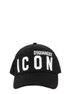 Dsquared2 Icon Baseball Hat In Black