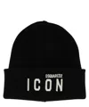 Dsquared2 Icon Beanie In Black
