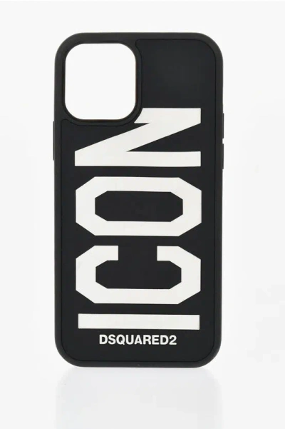 Dsquared2 Icon Bicolor Iphone 13 Pro Case With Embossed Logo In Brown