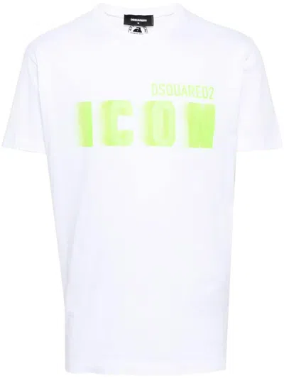 Dsquared2 Icon Logo-print T-shirt In White