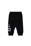 Dsquared2 Pantaloni Jogger In Felpa Con Logo Icon In Black