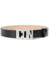Dsquared2 Icon Buckle Belt In Black